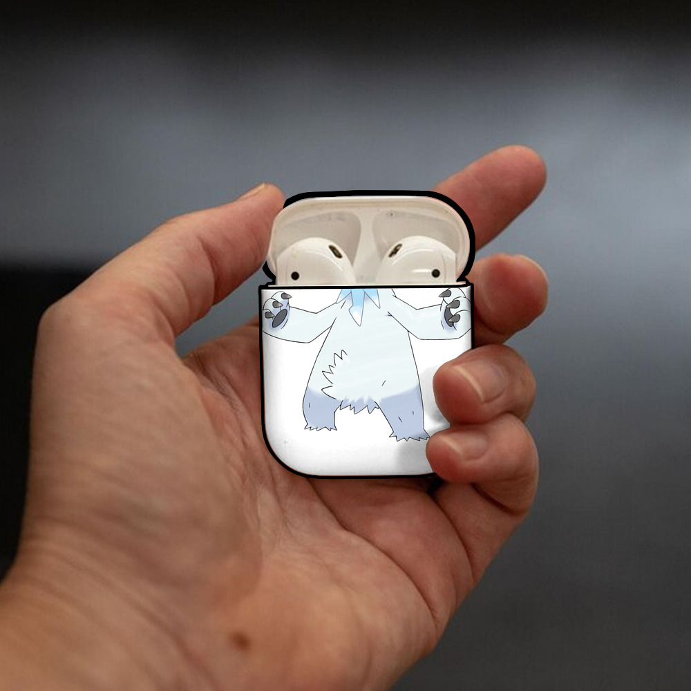 ポケットモンスター Pokémon AirPods 第2世代保護ケース ハードシェル ブラック 耐衝撃・防指紋・カラビナ付き