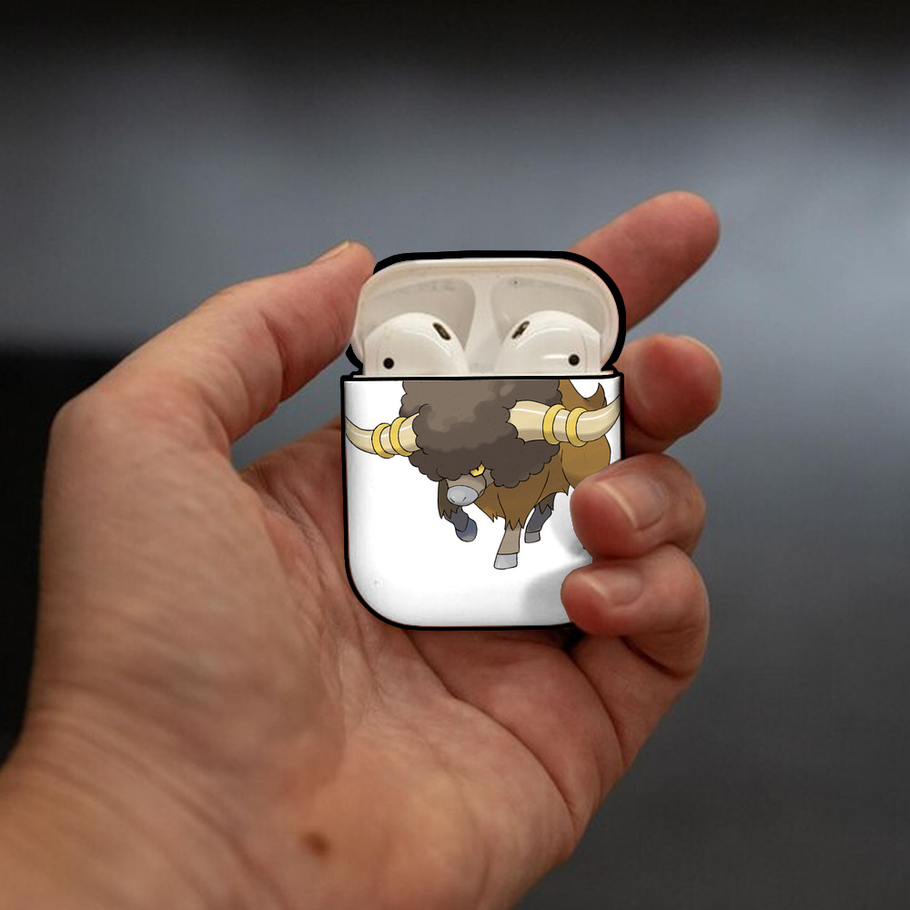 ポケットモンスター Pokémon AirPods 第2世代保護ケース ハードシェル ブラック 耐衝撃・防指紋・カラビナ付き