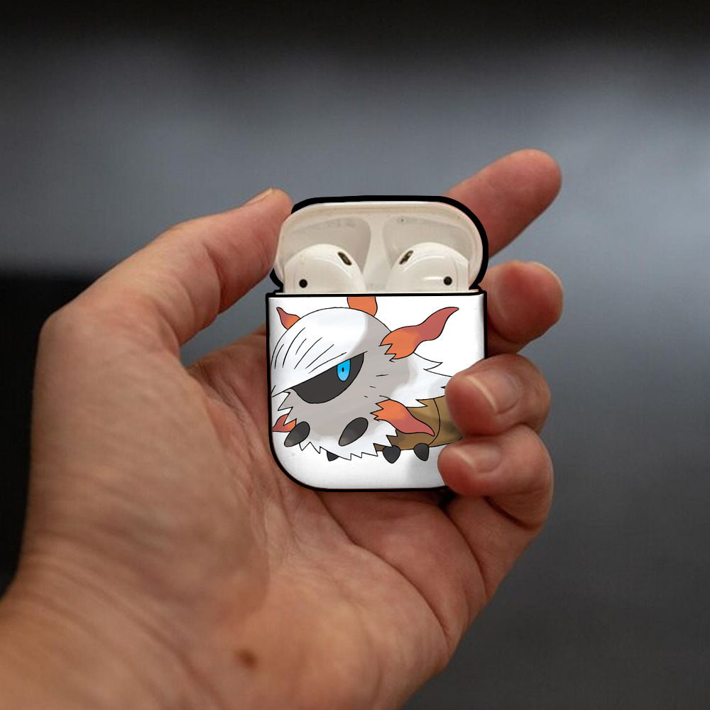 ポケットモンスター Pokémon AirPods 第2世代保護ケース ハードシェル ブラック 耐衝撃・防指紋・カラビナ付き
