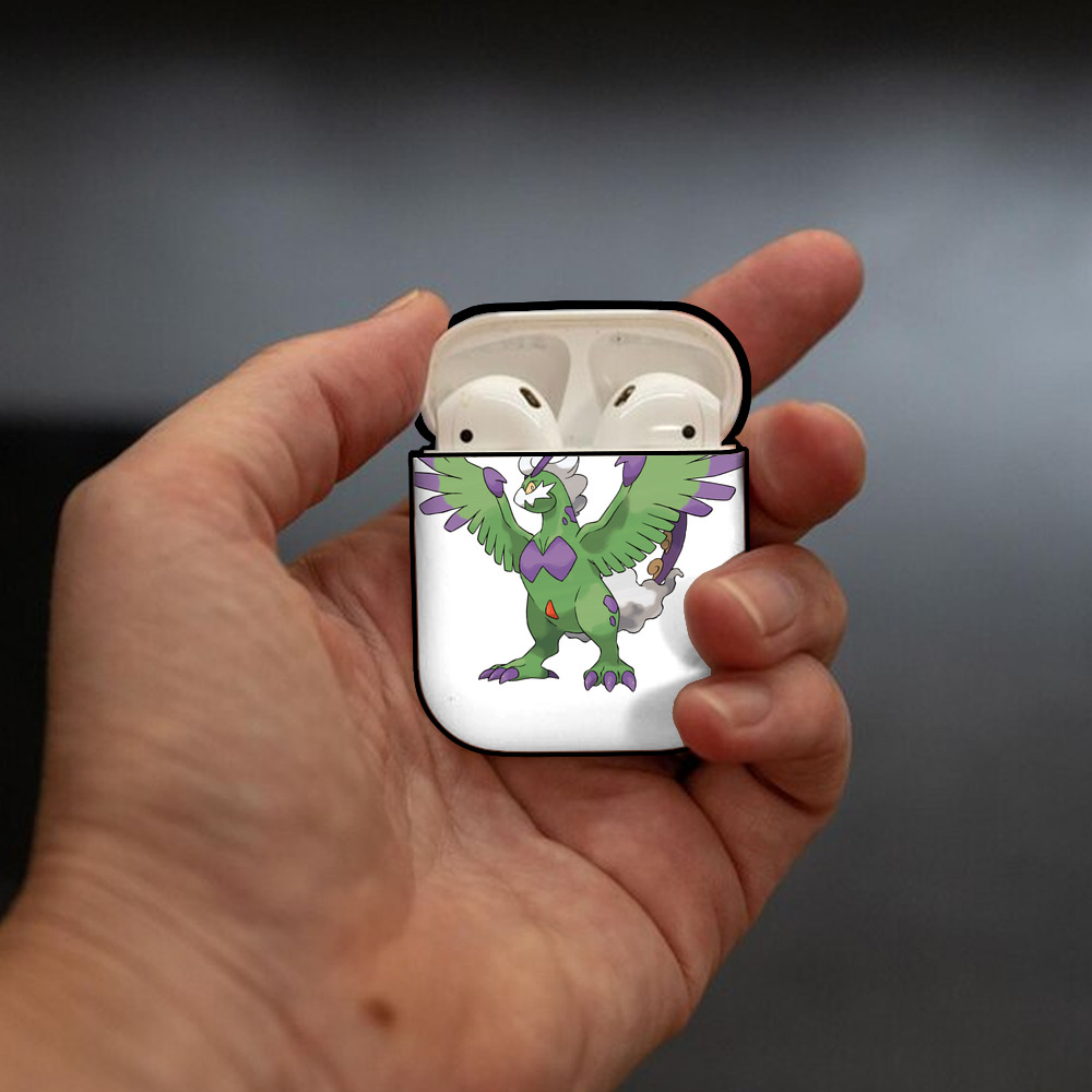 ポケットモンスター Pokémon AirPods 第2世代保護ケース ハードシェル ブラック 耐衝撃・防指紋・カラビナ付き