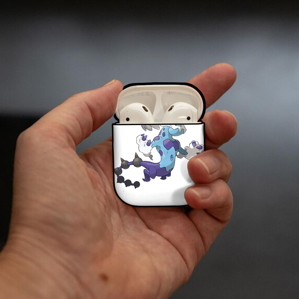 ポケットモンスター Pokémon AirPods 第2世代保護ケース ハードシェル ブラック 耐衝撃・防指紋・カラビナ付き