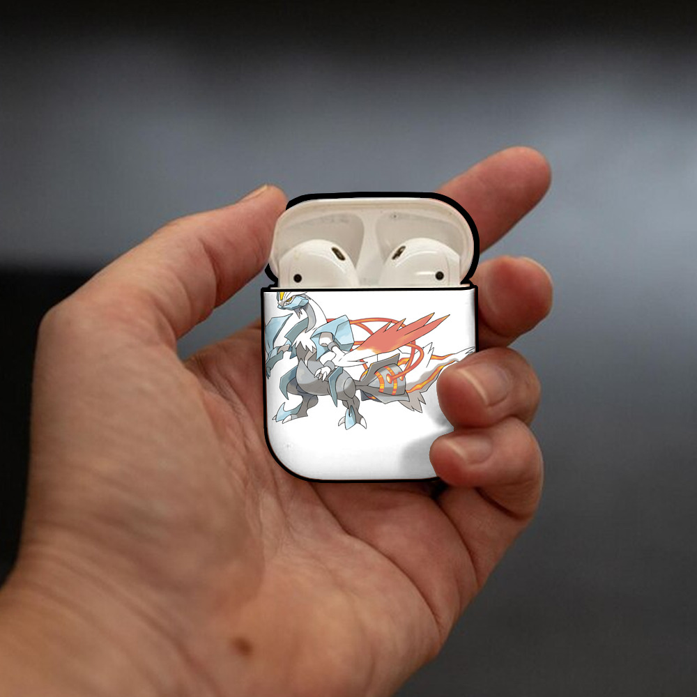 ポケットモンスター Pokémon AirPods 第2世代保護ケース ハードシェル ブラック 耐衝撃・防指紋・カラビナ付き