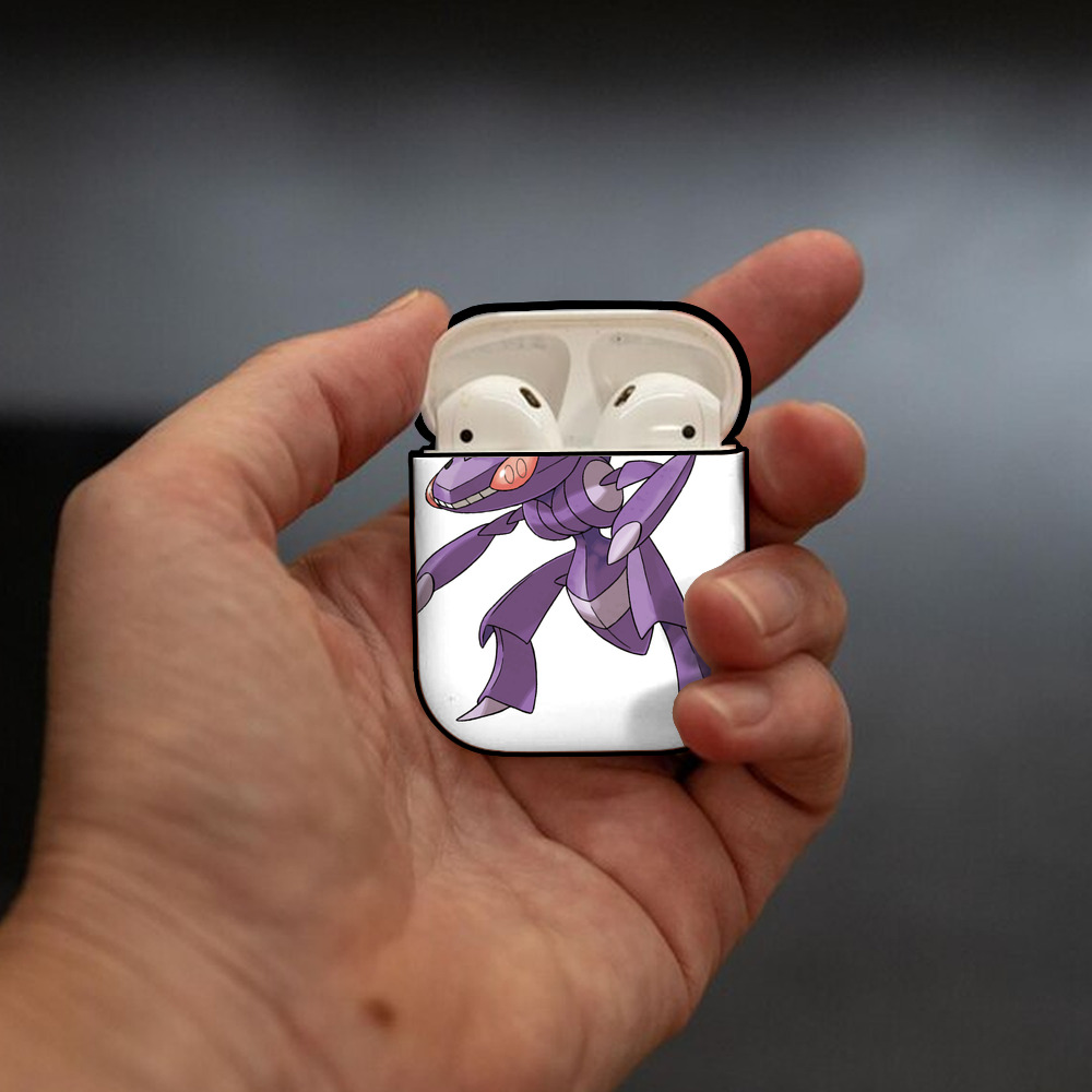 ポケットモンスター Pokémon AirPods 第2世代保護ケース ハードシェル ブラック 耐衝撃・防指紋・カラビナ付き