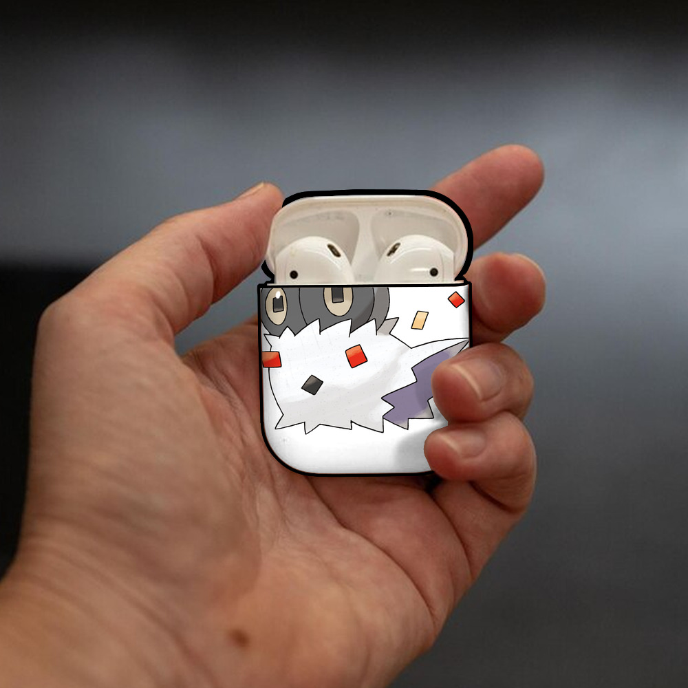ポケットモンスター Pokémon AirPods 第2世代保護ケース ハードシェル ブラック 耐衝撃・防指紋・カラビナ付き