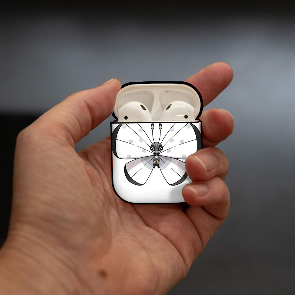ポケットモンスター Pokémon AirPods 第2世代保護ケース ハードシェル ブラック 耐衝撃・防指紋・カラビナ付き
