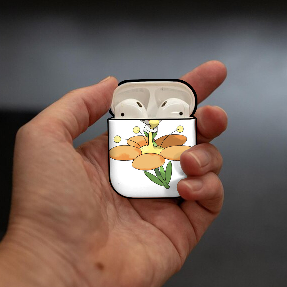 ポケットモンスター Pokémon AirPods 第2世代保護ケース ハードシェル ブラック 耐衝撃・防指紋・カラビナ付き