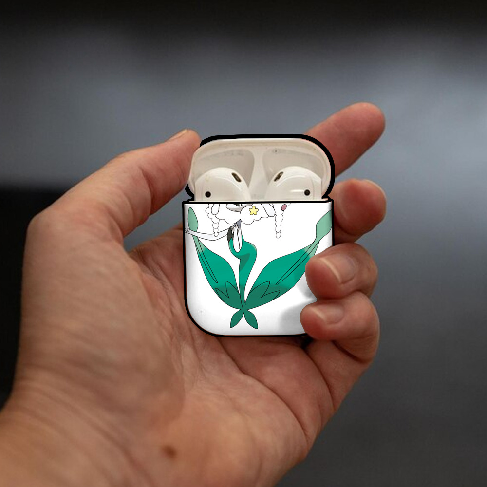 ポケットモンスター Pokémon AirPods 第2世代保護ケース ハードシェル ブラック 耐衝撃・防指紋・カラビナ付き
