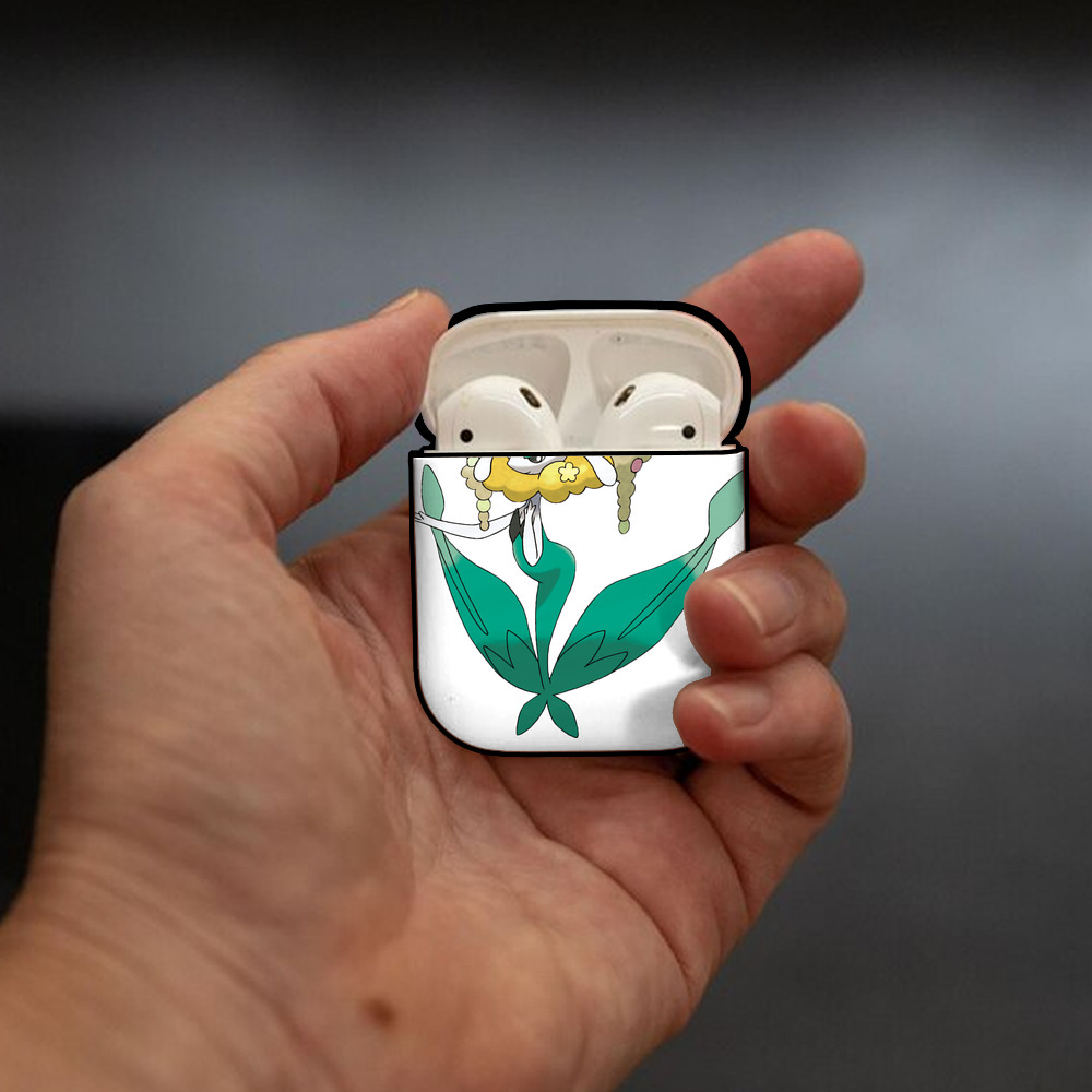 ポケットモンスター Pokémon AirPods 第2世代保護ケース ハードシェル ブラック 耐衝撃・防指紋・カラビナ付き