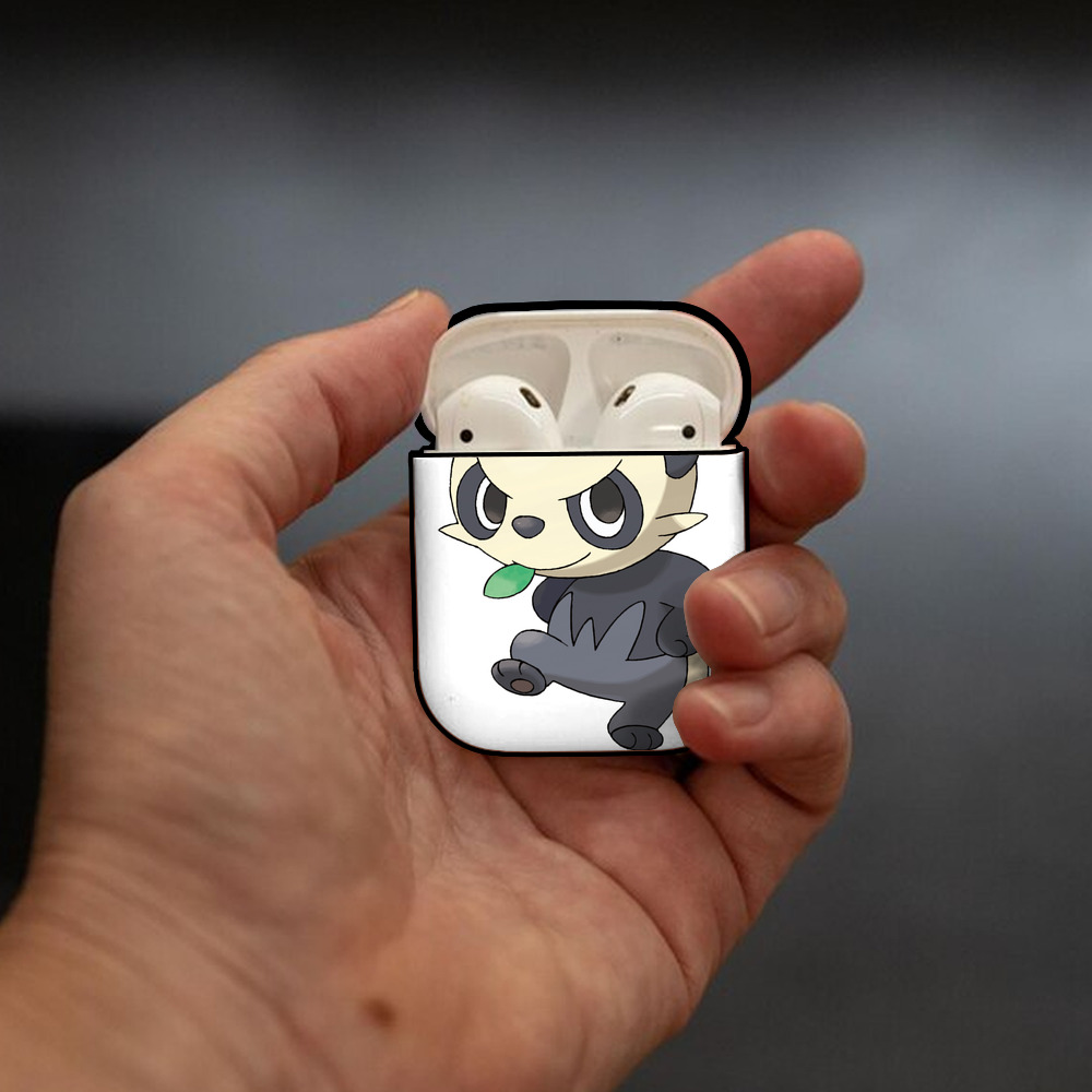 ポケットモンスター Pokémon AirPods 第2世代保護ケース ハードシェル ブラック 耐衝撃・防指紋・カラビナ付き
