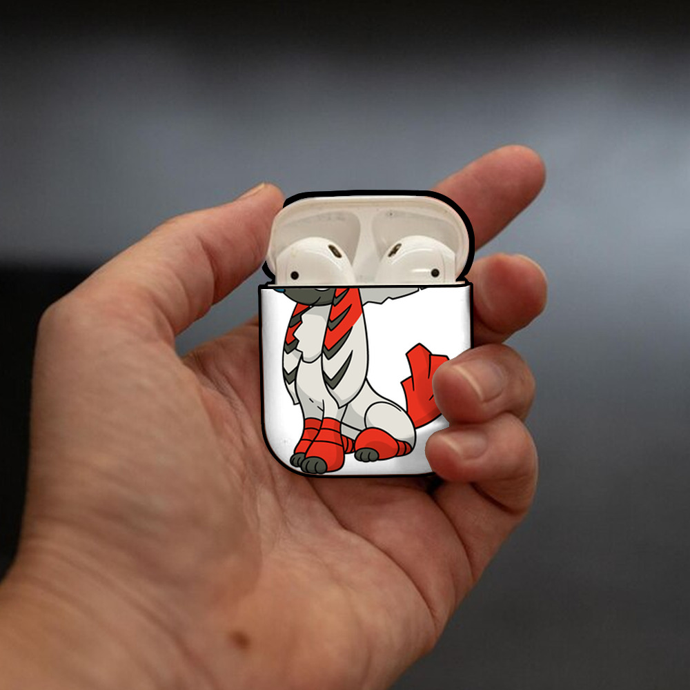ポケットモンスター Pokémon AirPods 第2世代保護ケース ハードシェル ブラック 耐衝撃・防指紋・カラビナ付き