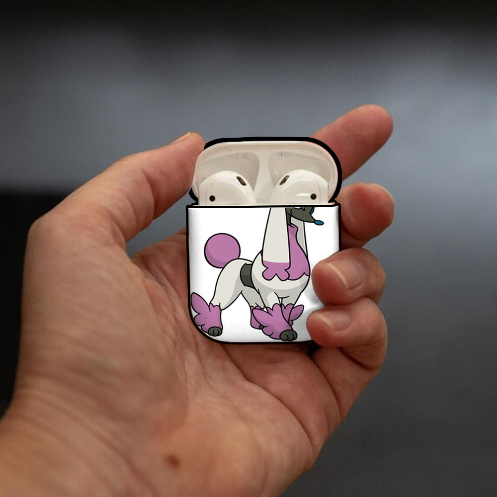 ポケットモンスター Pokémon AirPods 第2世代保護ケース ハードシェル ブラック 耐衝撃・防指紋・カラビナ付き