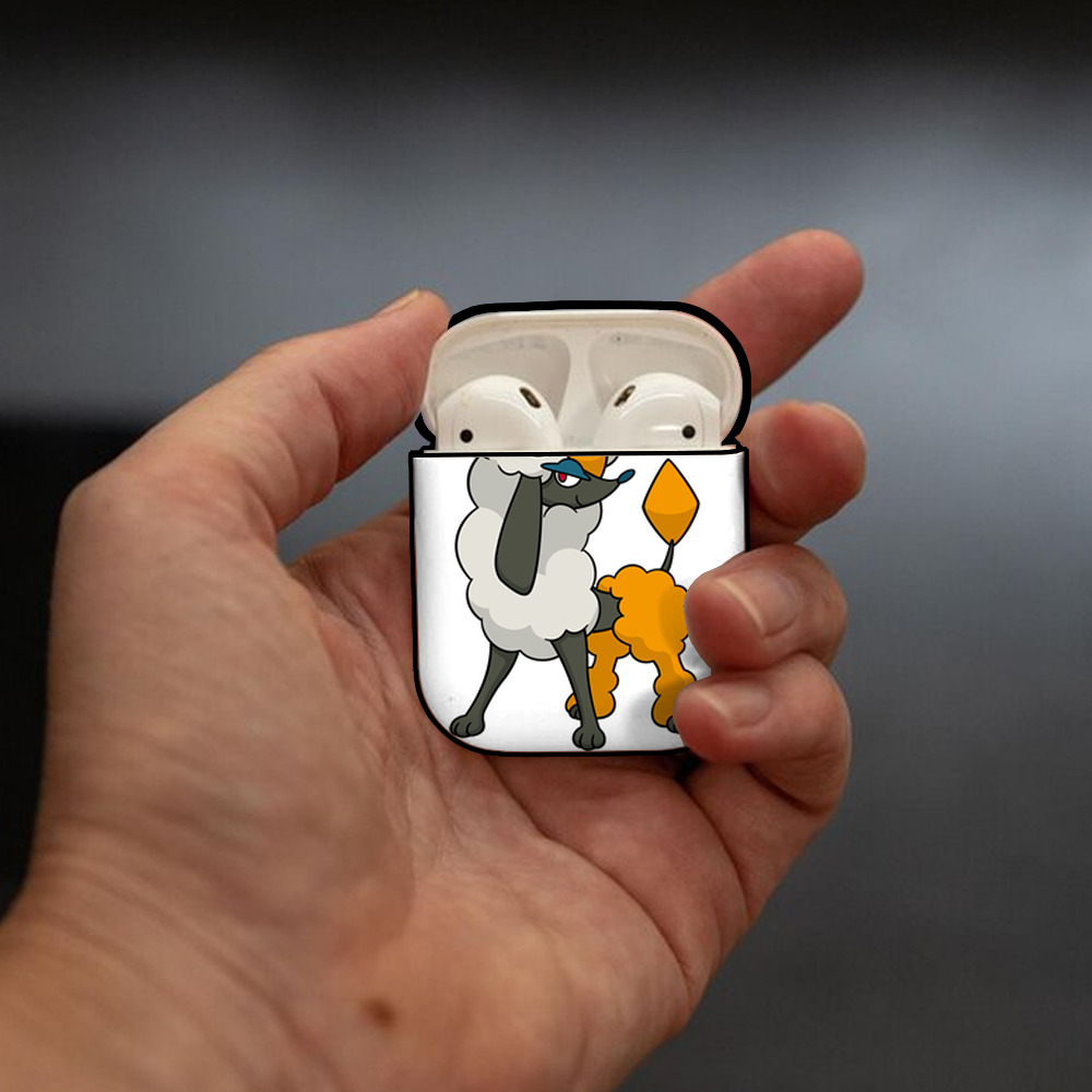 ポケットモンスター Pokémon AirPods 第2世代保護ケース ハードシェル ブラック 耐衝撃・防指紋・カラビナ付き