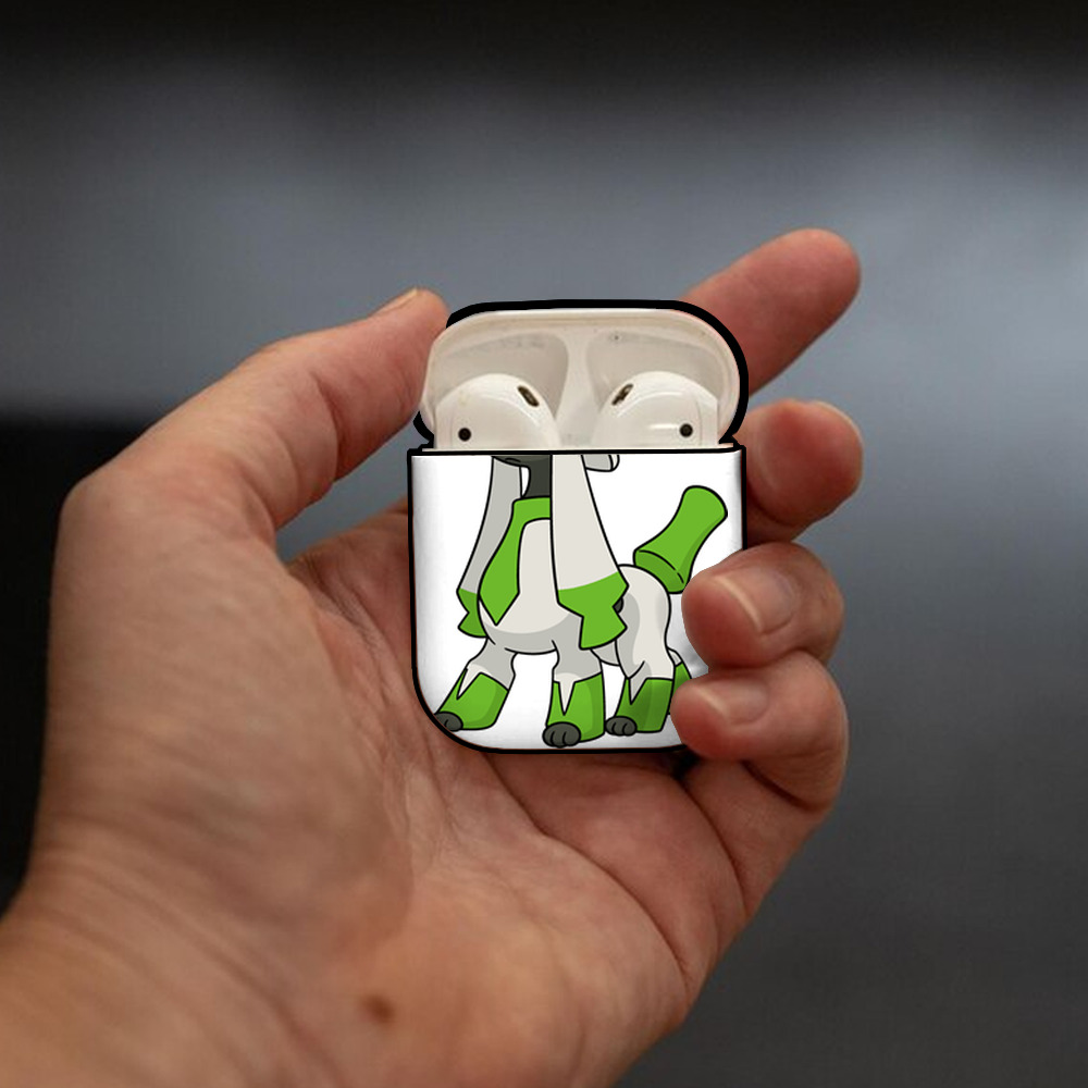 ポケットモンスター Pokémon AirPods 第2世代保護ケース ハードシェル ブラック 耐衝撃・防指紋・カラビナ付き