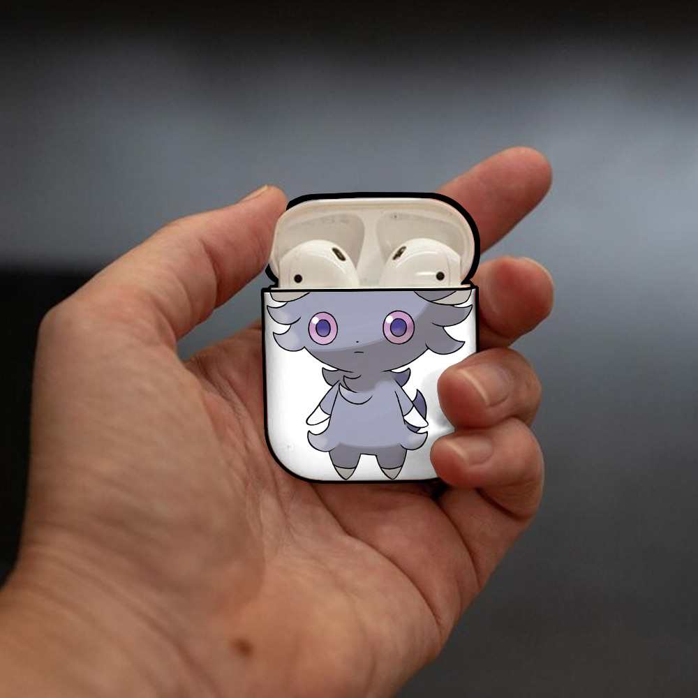 ポケットモンスター Pokémon AirPods 第2世代保護ケース ハードシェル ブラック 耐衝撃・防指紋・カラビナ付き