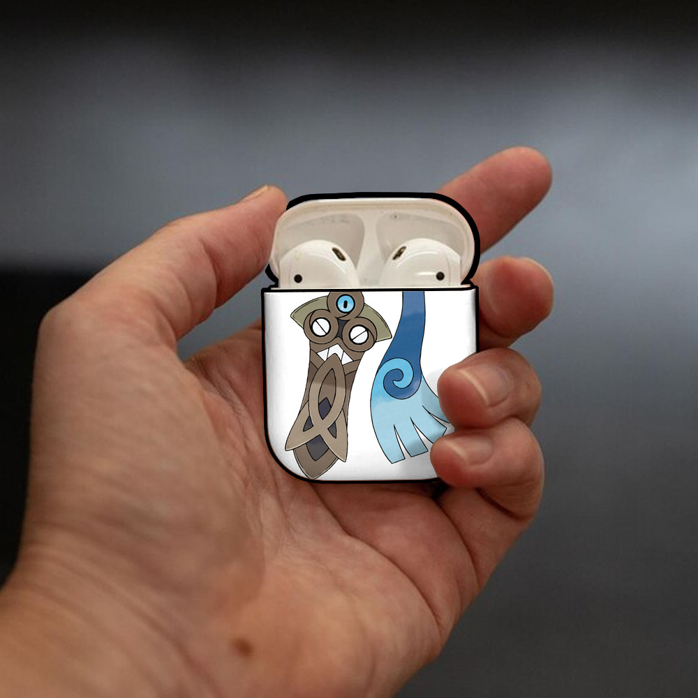 ポケットモンスター Pokémon AirPods 第2世代保護ケース ハードシェル ブラック 耐衝撃・防指紋・カラビナ付き
