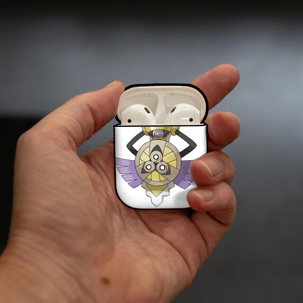 ポケットモンスター Pokémon AirPods 第2世代保護ケース ハードシェル ブラック 耐衝撃・防指紋・カラビナ付き