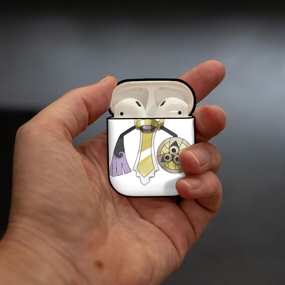 ポケットモンスター Pokémon AirPods 第2世代保護ケース ハードシェル ブラック 耐衝撃・防指紋・カラビナ付き