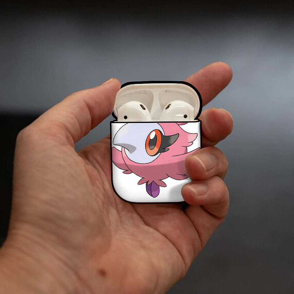 ポケットモンスター Pokémon AirPods 第2世代保護ケース ハードシェル ブラック 耐衝撃・防指紋・カラビナ付き