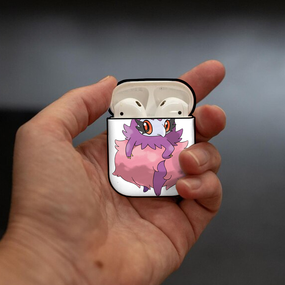 ポケットモンスター Pokémon AirPods 第2世代保護ケース ハードシェル ブラック 耐衝撃・防指紋・カラビナ付き