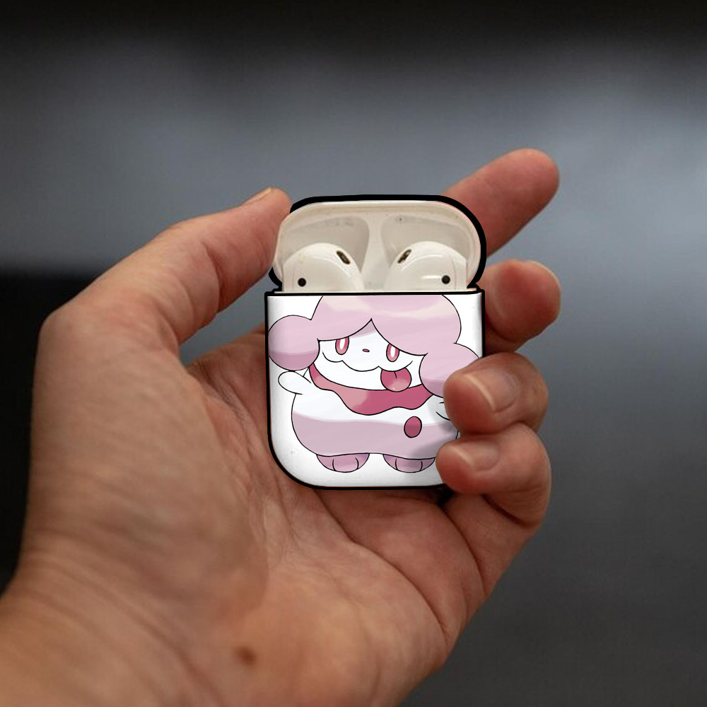 ポケットモンスター Pokémon AirPods 第2世代保護ケース ハードシェル ブラック 耐衝撃・防指紋・カラビナ付き