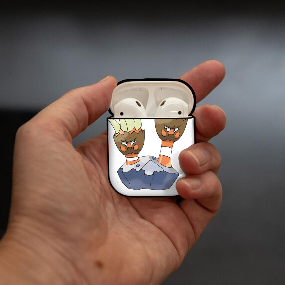 ポケットモンスター Pokémon AirPods 第2世代保護ケース ハードシェル ブラック 耐衝撃・防指紋・カラビナ付き