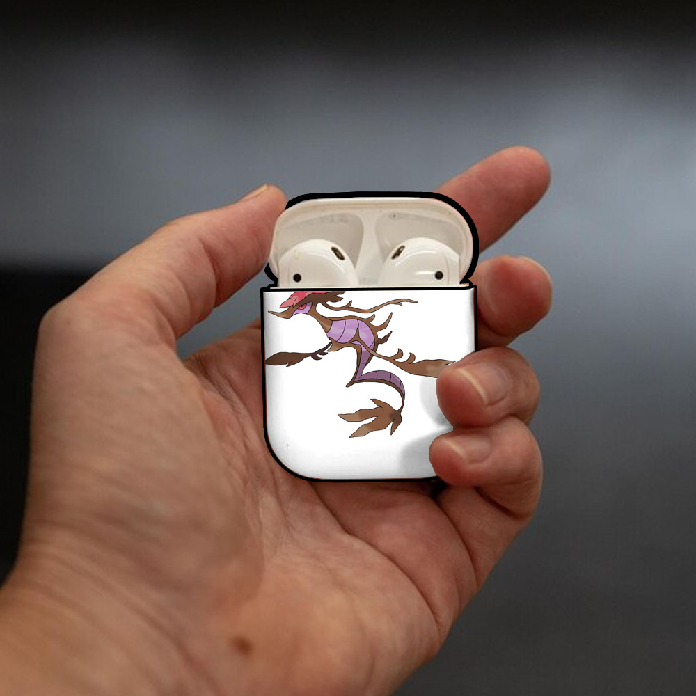 ポケットモンスター Pokémon AirPods 第2世代保護ケース ハードシェル ブラック 耐衝撃・防指紋・カラビナ付き
