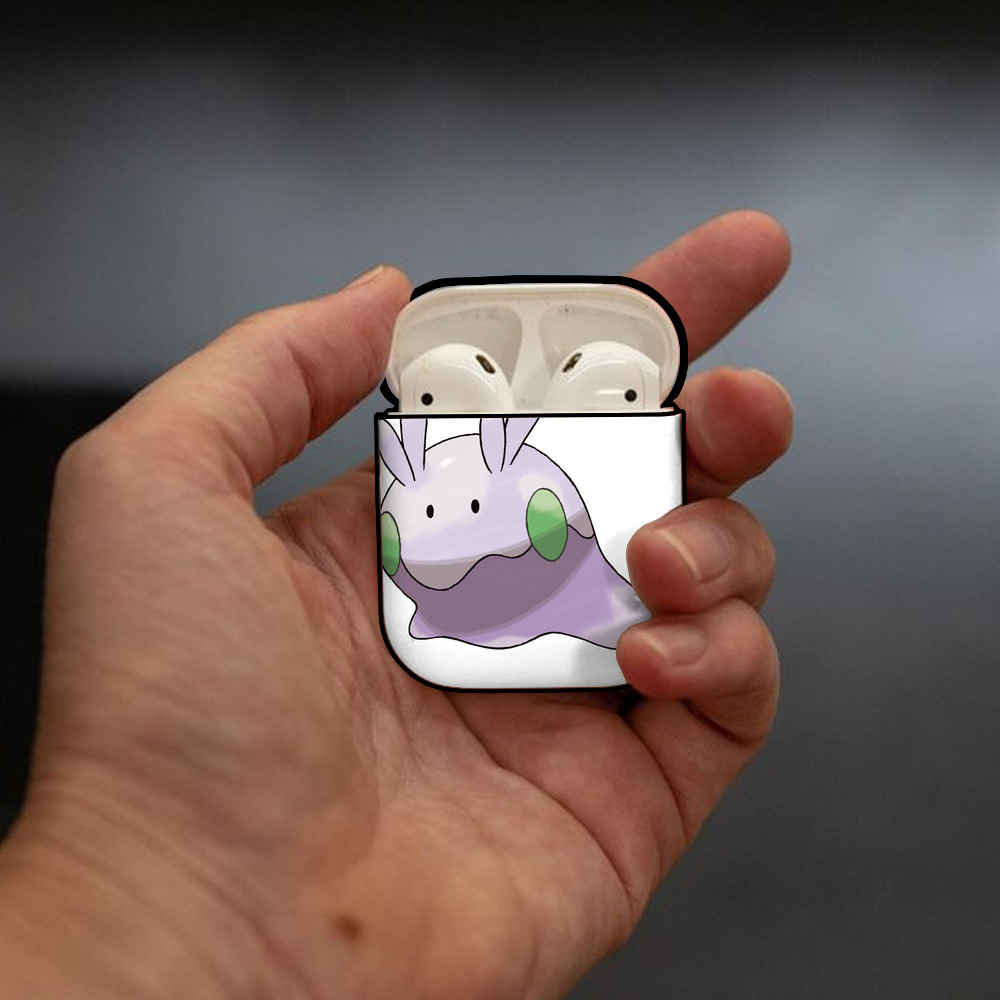 ポケットモンスター Pokémon AirPods 第2世代保護ケース ハードシェル ブラック 耐衝撃・防指紋・カラビナ付き