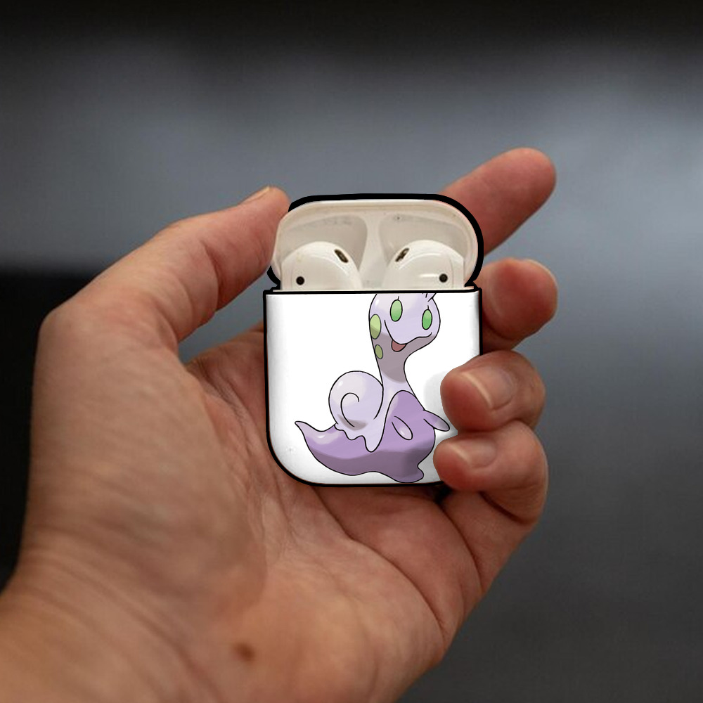 ポケットモンスター Pokémon AirPods 第2世代保護ケース ハードシェル ブラック 耐衝撃・防指紋・カラビナ付き