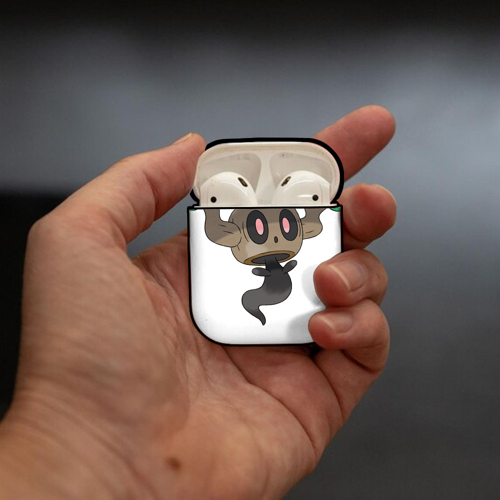 ポケットモンスター Pokémon AirPods 第2世代保護ケース ハードシェル ブラック 耐衝撃・防指紋・カラビナ付き