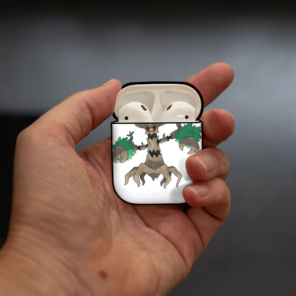 ポケットモンスター Pokémon AirPods 第2世代保護ケース ハードシェル ブラック 耐衝撃・防指紋・カラビナ付き