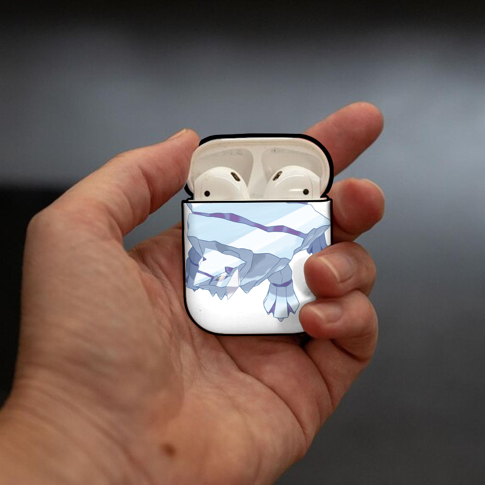 ポケットモンスター Pokémon AirPods 第2世代保護ケース ハードシェル ブラック 耐衝撃・防指紋・カラビナ付き