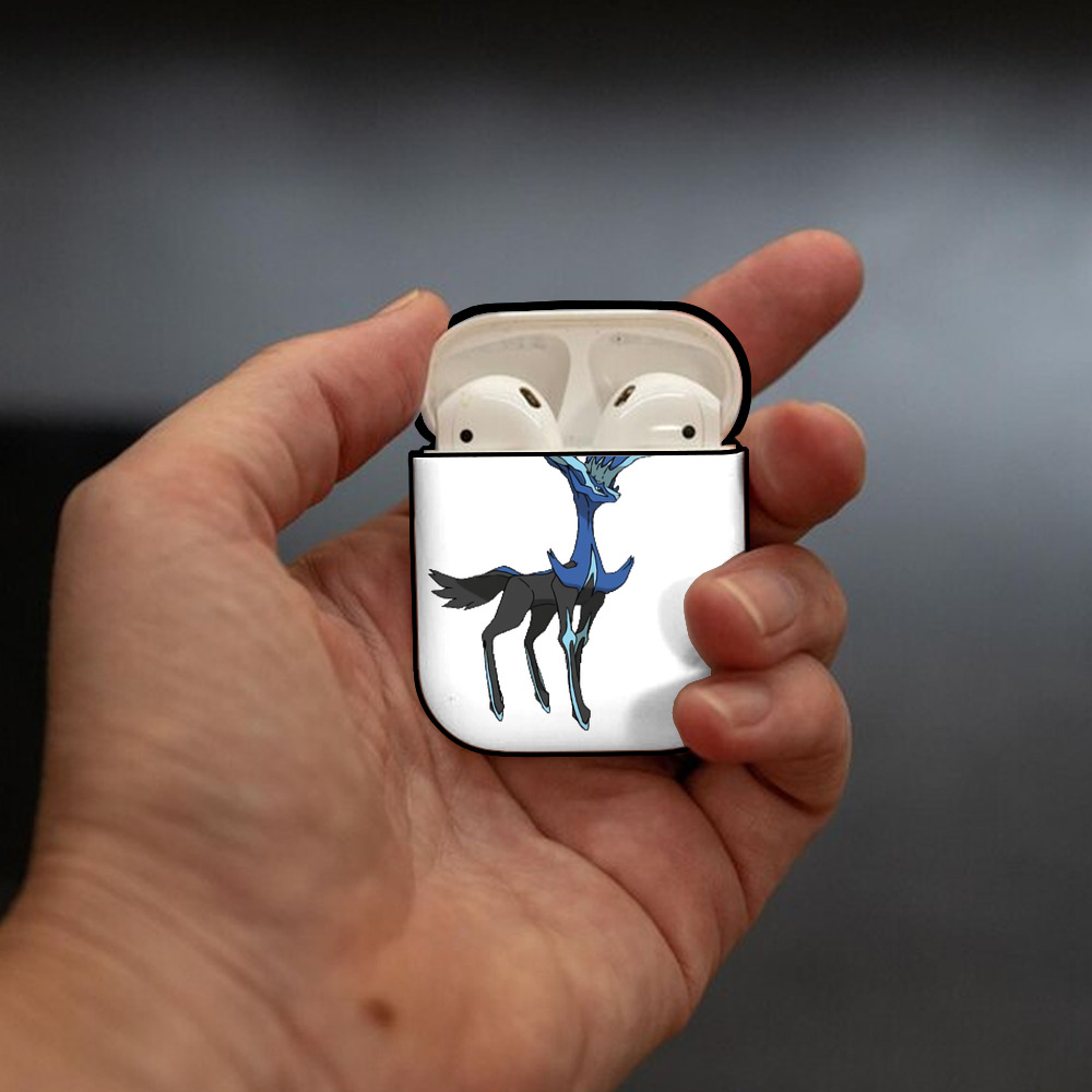 ポケットモンスター Pokémon AirPods 第2世代保護ケース ハードシェル ブラック 耐衝撃・防指紋・カラビナ付き