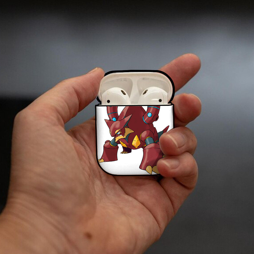 ポケットモンスター Pokémon AirPods 第2世代保護ケース ハードシェル ブラック 耐衝撃・防指紋・カラビナ付き