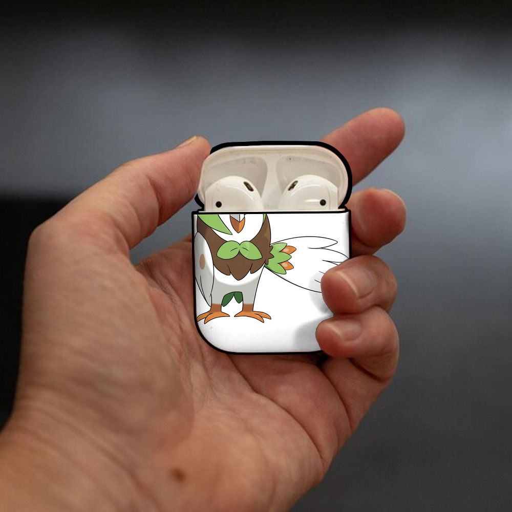 ポケットモンスター Pokémon AirPods 第2世代保護ケース ハードシェル ブラック 耐衝撃・防指紋・カラビナ付き