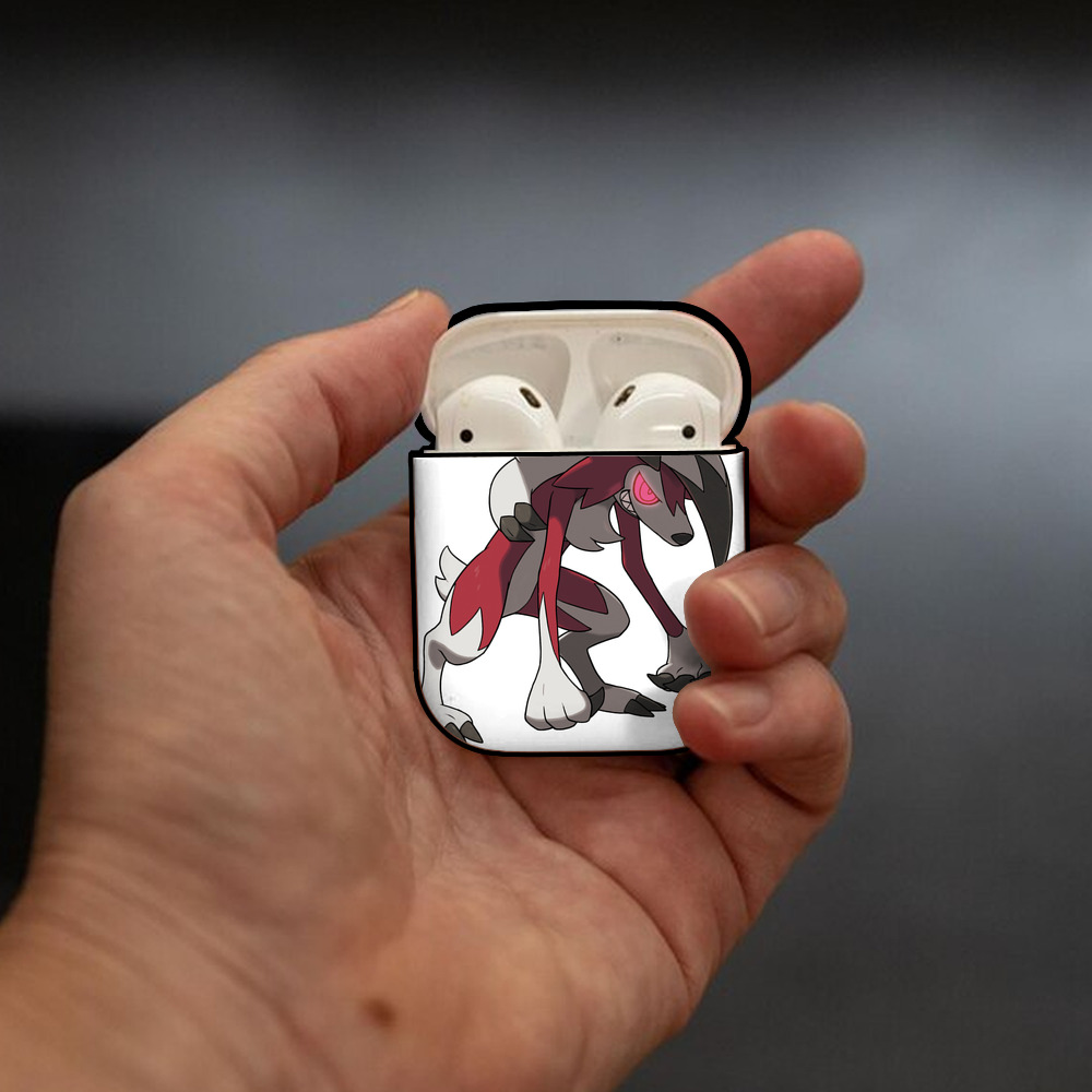 ポケットモンスター Pokémon AirPods 第2世代保護ケース ハードシェル ブラック 耐衝撃・防指紋・カラビナ付き