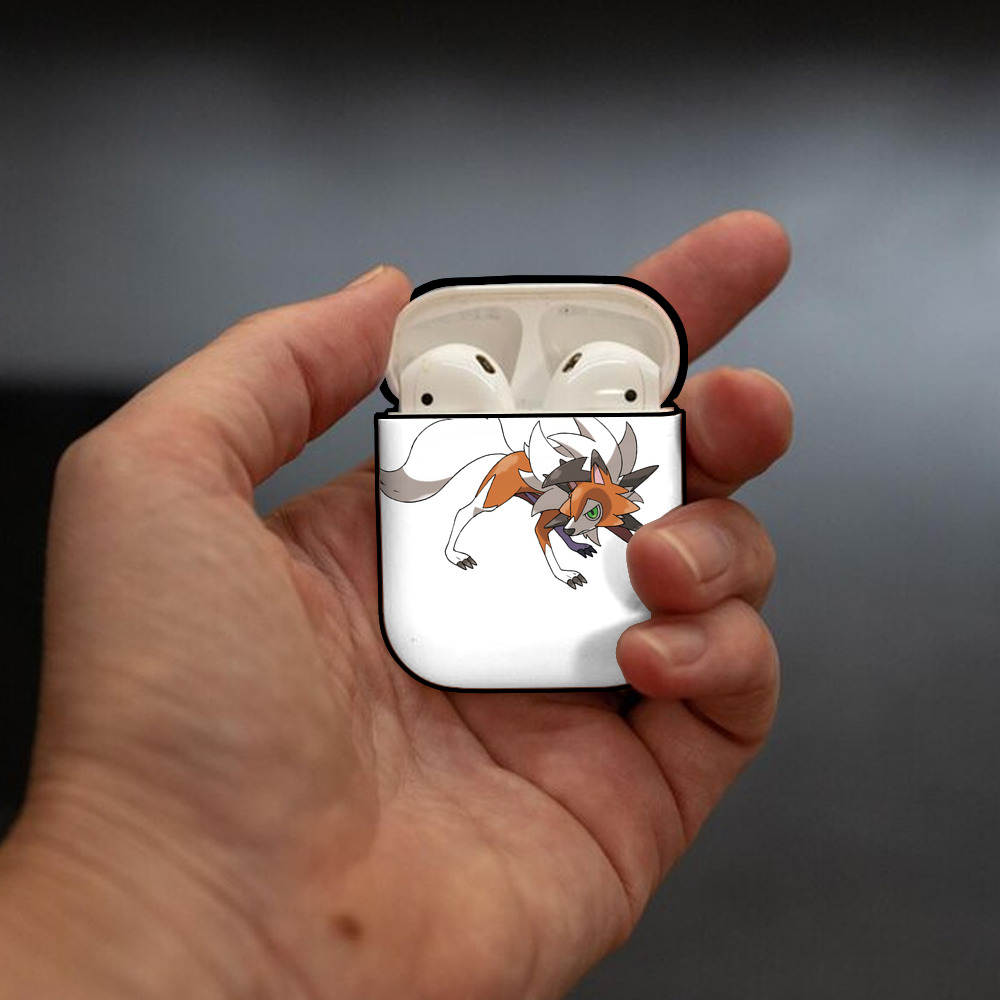 ポケットモンスター Pokémon AirPods 第2世代保護ケース ハードシェル ブラック 耐衝撃・防指紋・カラビナ付き