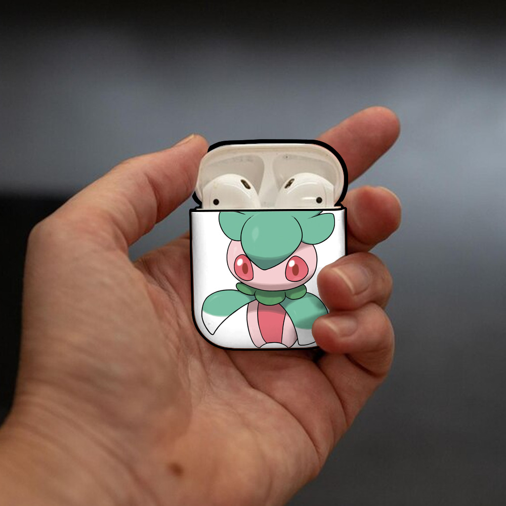 ポケットモンスター Pokémon AirPods 第2世代保護ケース ハードシェル ブラック 耐衝撃・防指紋・カラビナ付き