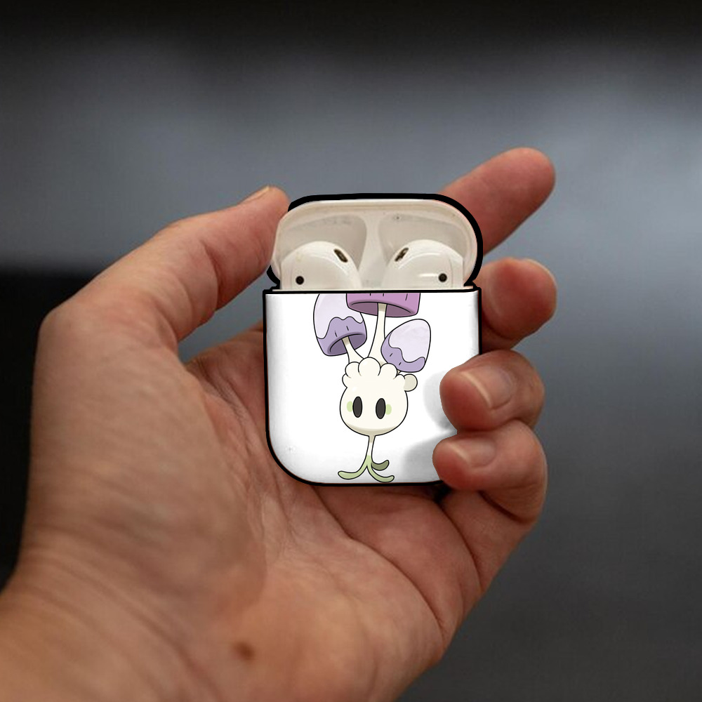ポケットモンスター Pokémon AirPods 第2世代保護ケース ハードシェル ブラック 耐衝撃・防指紋・カラビナ付き