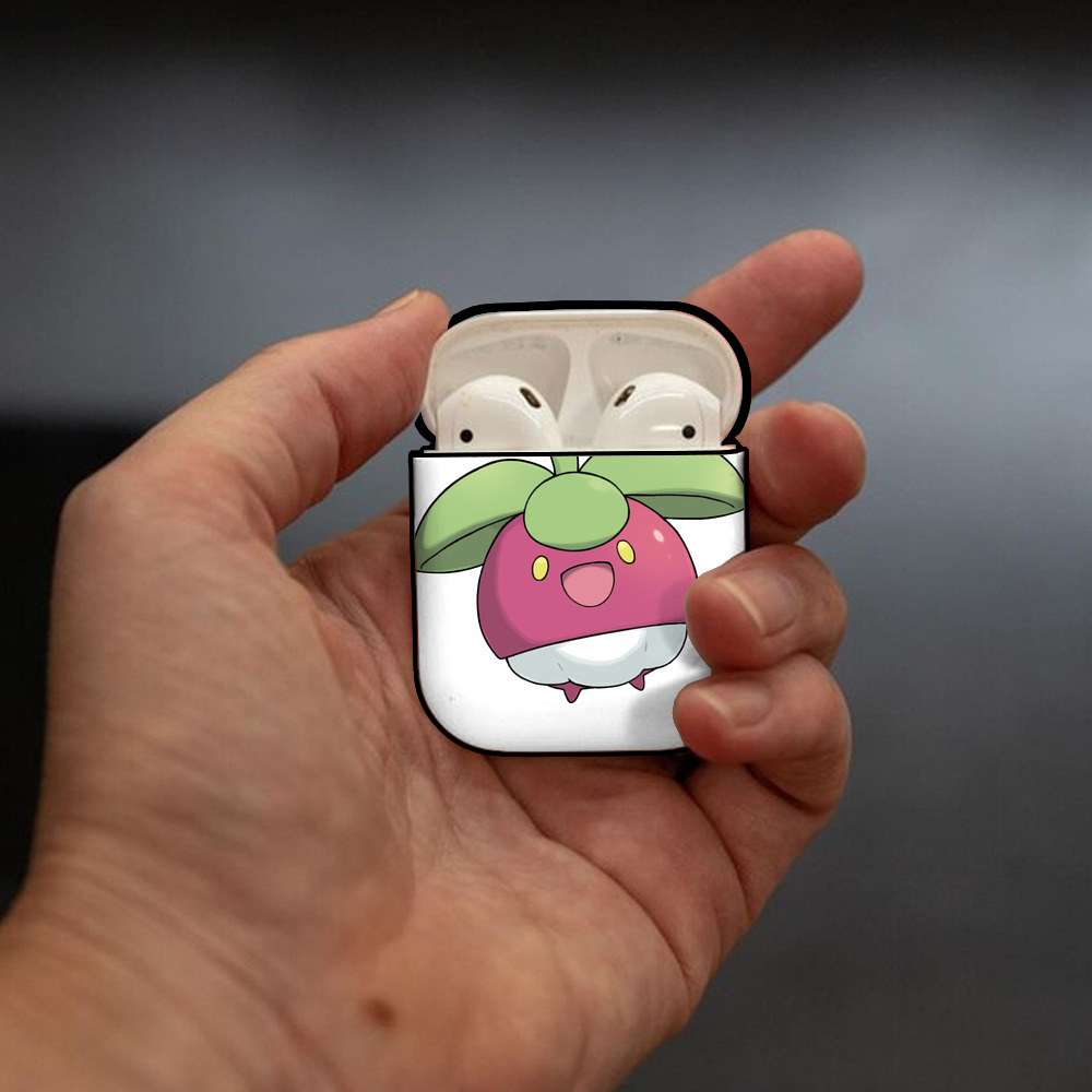 ポケットモンスター Pokémon AirPods 第2世代保護ケース ハードシェル ブラック 耐衝撃・防指紋・カラビナ付き