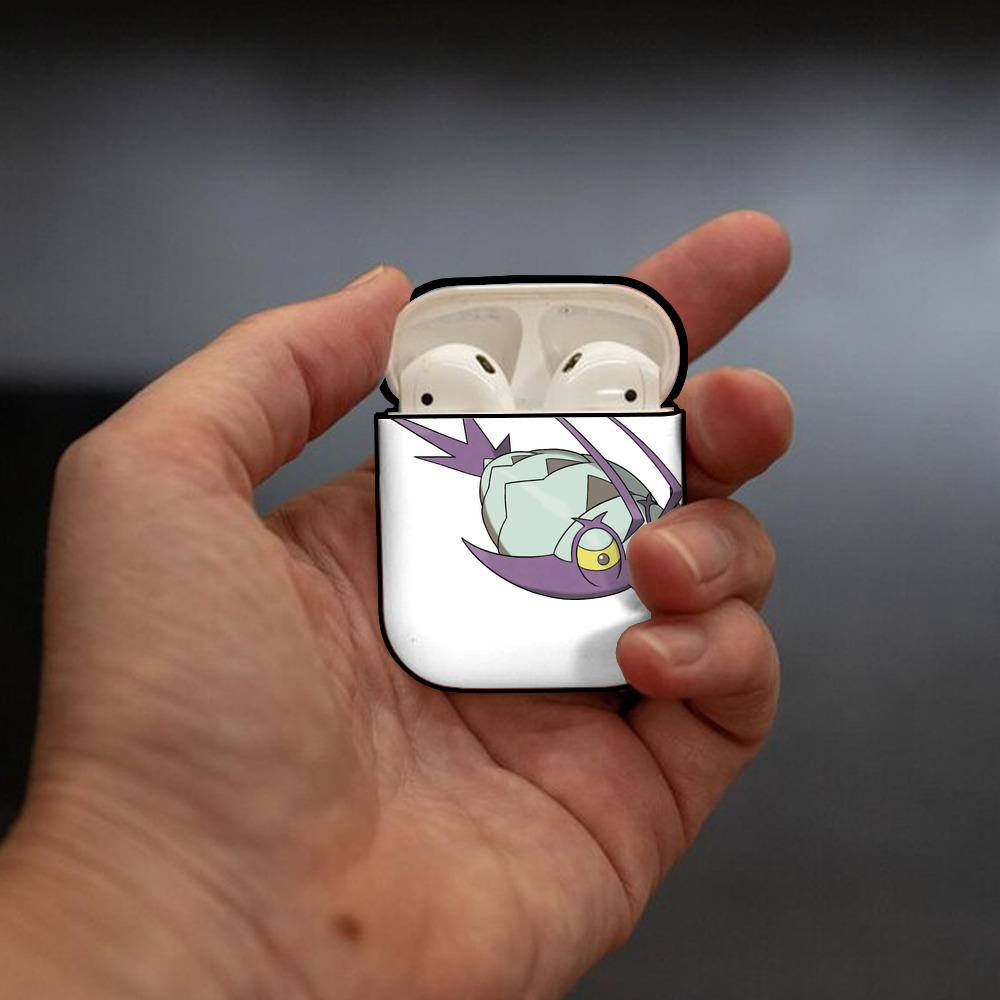 ポケットモンスター Pokémon AirPods 第2世代保護ケース ハードシェル ブラック 耐衝撃・防指紋・カラビナ付き