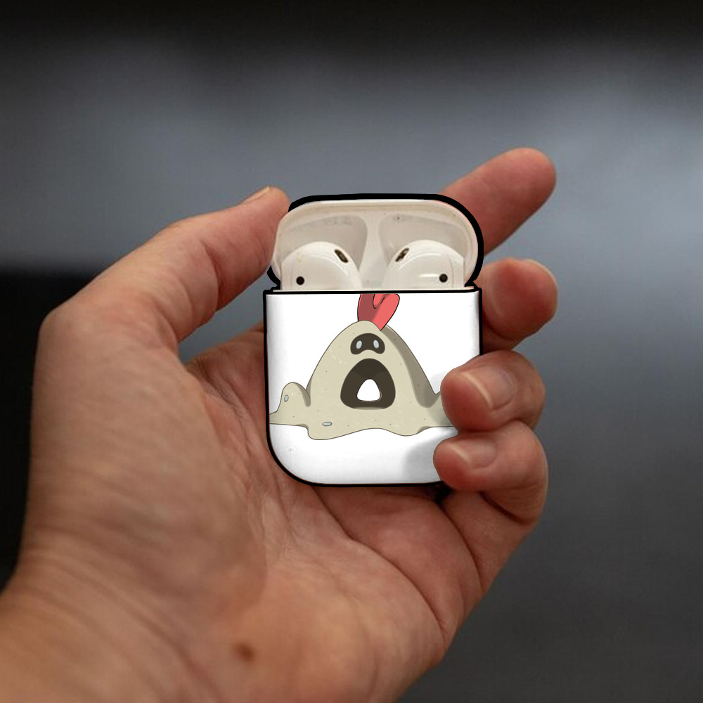 ポケットモンスター Pokémon AirPods 第2世代保護ケース ハードシェル ブラック 耐衝撃・防指紋・カラビナ付き