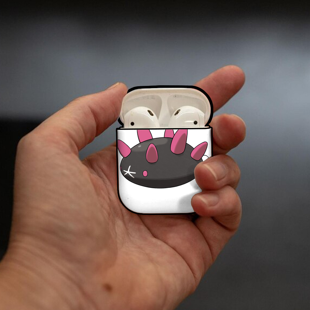 ポケットモンスター Pokémon AirPods 第2世代保護ケース ハードシェル ブラック 耐衝撃・防指紋・カラビナ付き