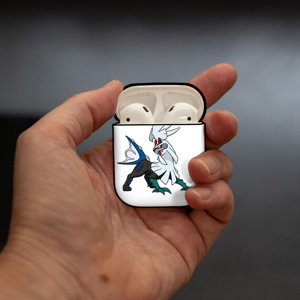 ポケットモンスター Pokémon AirPods 第2世代保護ケース ハードシェル ブラック 耐衝撃・防指紋・カラビナ付き