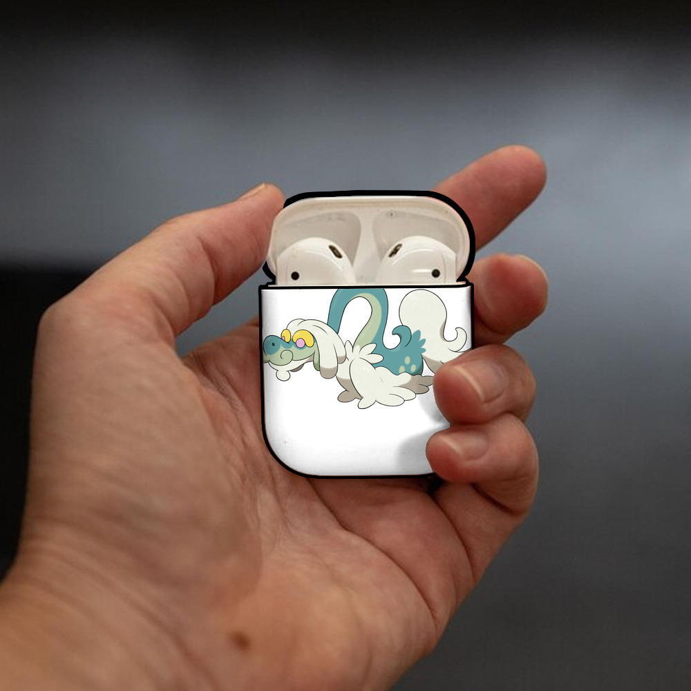 ポケットモンスター Pokémon AirPods 第2世代保護ケース ハードシェル ブラック 耐衝撃・防指紋・カラビナ付き