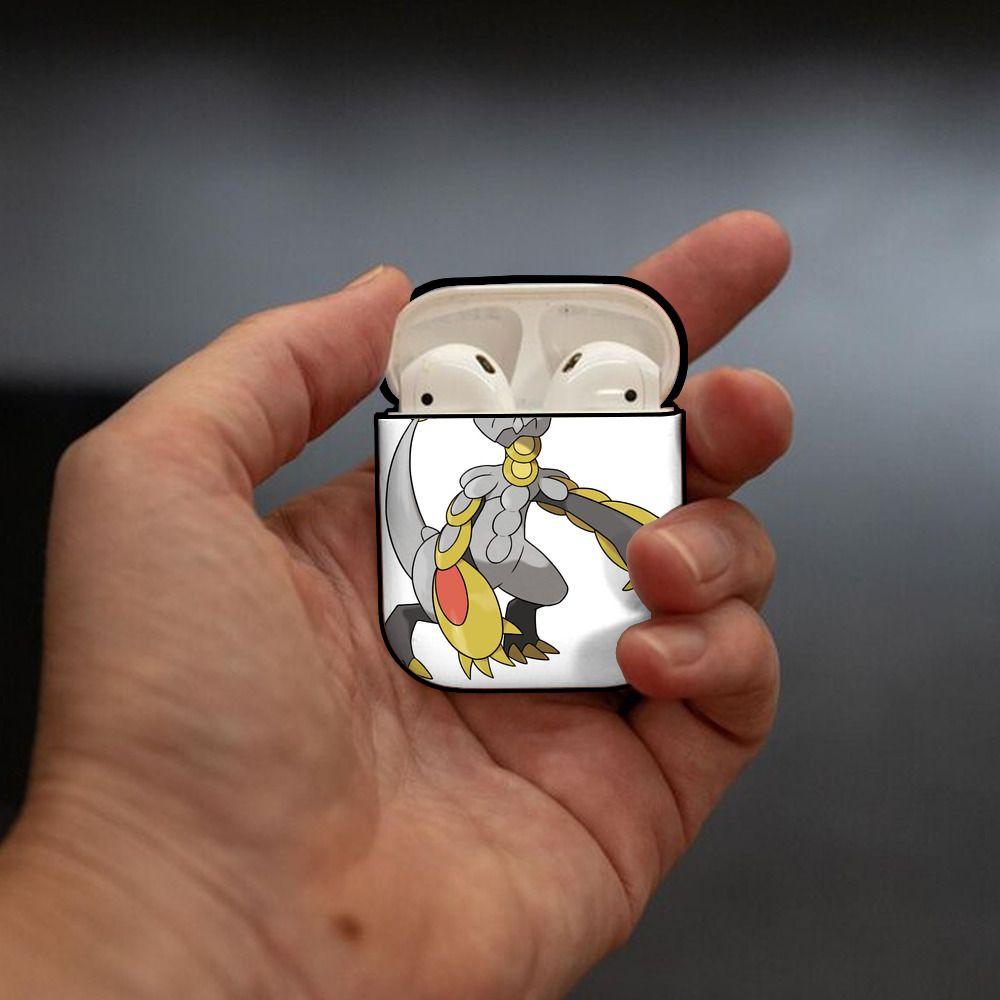 ポケットモンスター Pokémon AirPods 第2世代保護ケース ハードシェル ブラック 耐衝撃・防指紋・カラビナ付き