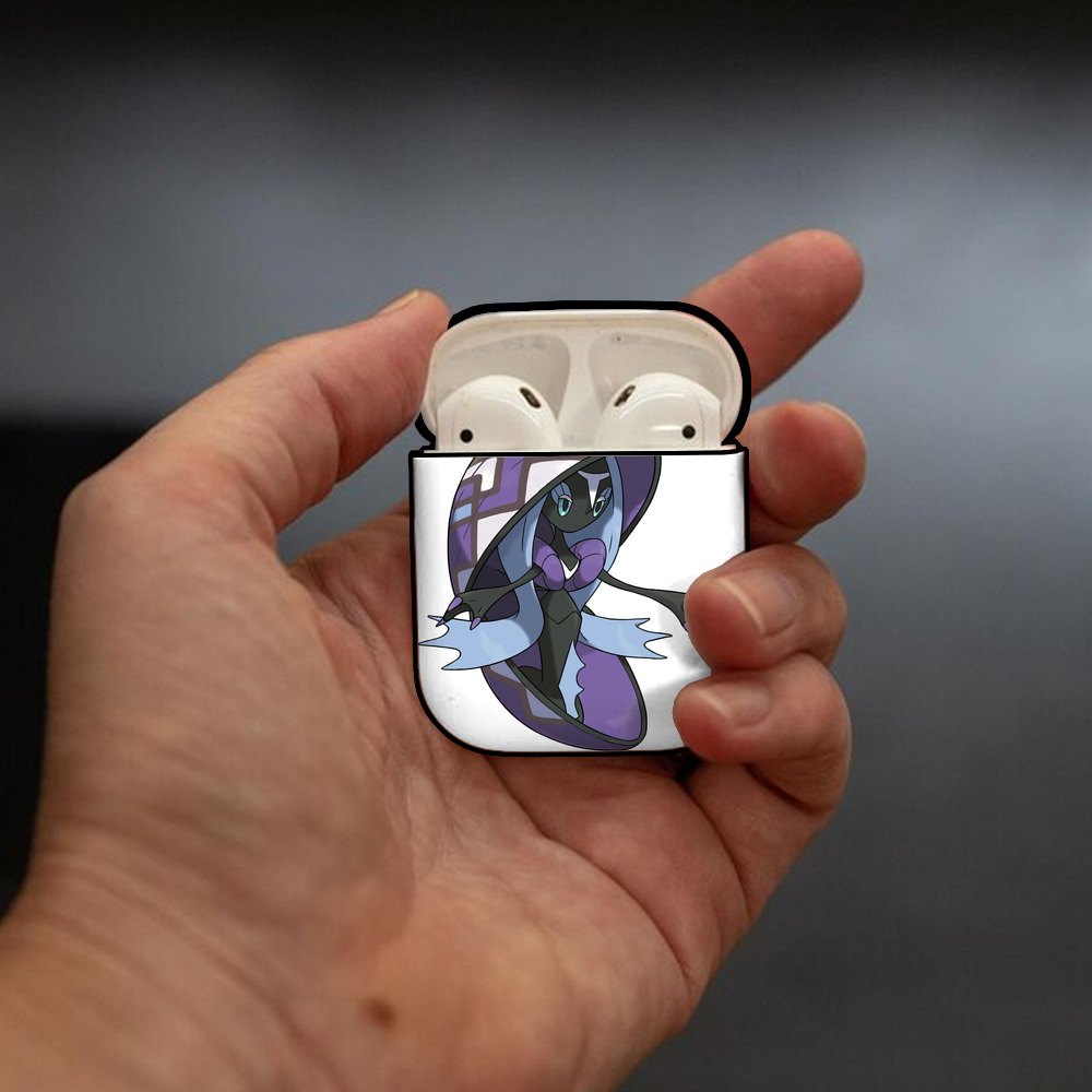 ポケットモンスター Pokémon AirPods 第2世代保護ケース ハードシェル ブラック 耐衝撃・防指紋・カラビナ付き