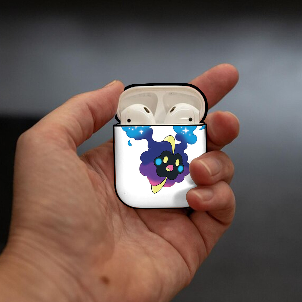 ポケットモンスター Pokémon AirPods 第2世代保護ケース ハードシェル ブラック 耐衝撃・防指紋・カラビナ付き