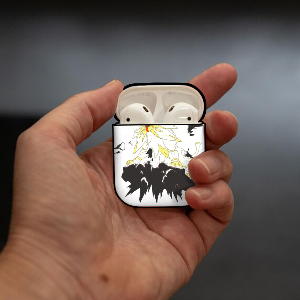ポケットモンスター Pokémon AirPods 第2世代保護ケース ハードシェル ブラック 耐衝撃・防指紋・カラビナ付き