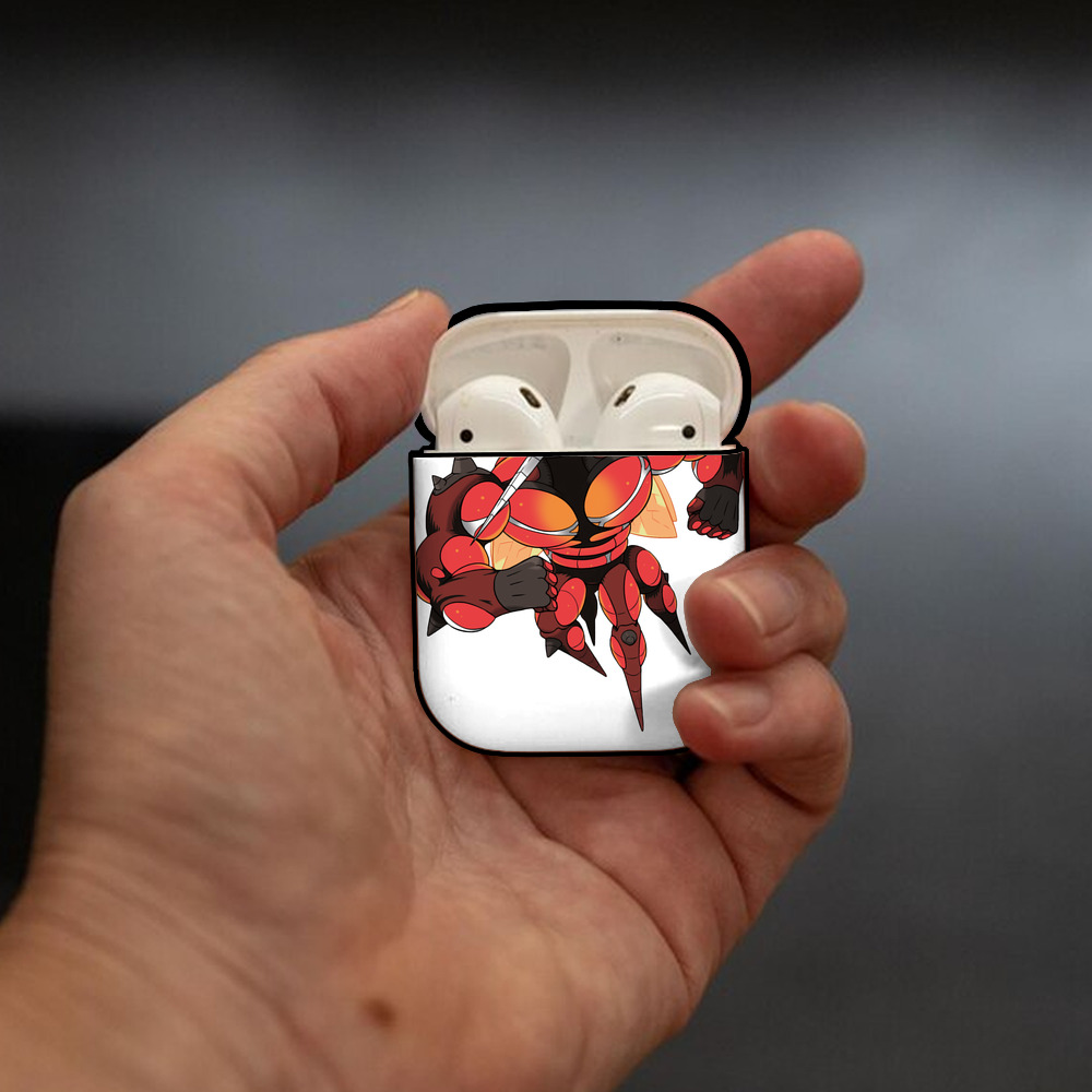 ポケットモンスター Pokémon AirPods 第2世代保護ケース ハードシェル ブラック 耐衝撃・防指紋・カラビナ付き