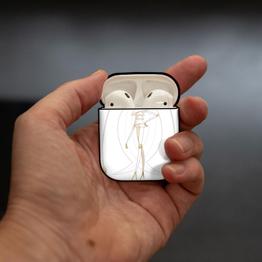 ポケットモンスター Pokémon AirPods 第2世代保護ケース ハードシェル ブラック 耐衝撃・防指紋・カラビナ付き
